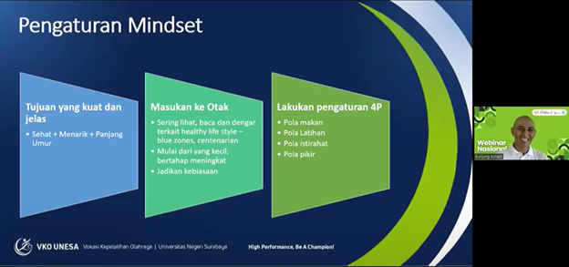 Koorprodi D-4 Kepelatihan Olahraga UNESA, Dr. Kunjung Ashadi, S.Pd., M.Fis., AIFO., jelaskan tentang manfaat puasa untuk membentuk berat badan ideal.