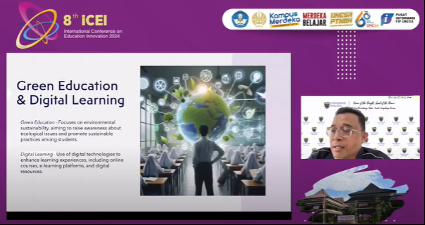 Mohd Nazri bin Abdul Rahman dari University of Malaya sharing tentang "Green Education" di Malaysia.