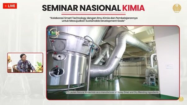 Sesi materi SNK 2024 bersama narasumber dari PT Lautan Natural Krimerindo.