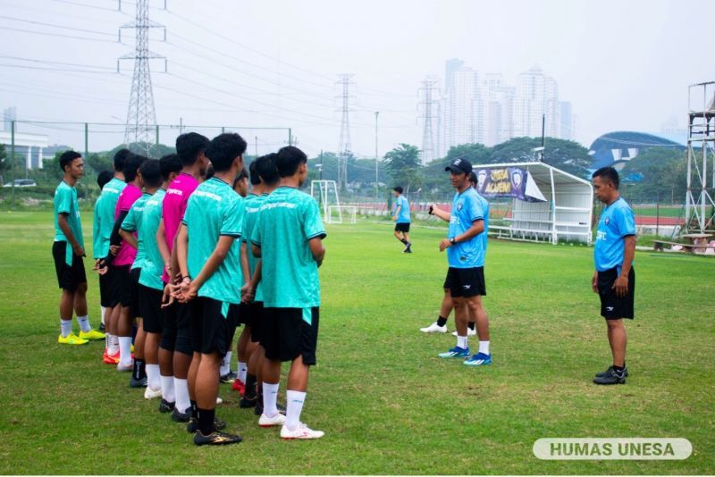 Latihan ini untuk meningkatkan kapasitas pemain, mulai dari strategi, taktik, hingga mentalitas tim.